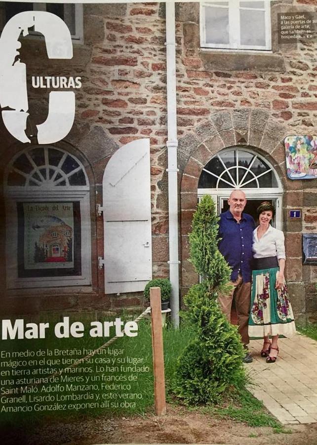 La Tocade Del Arte - Dinan Bed and Breakfast Lanvallay Eksteriør billede